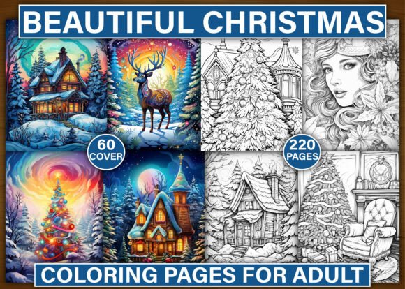 220+ Beautiful Christmas Coloring Pages for Festive Creativity