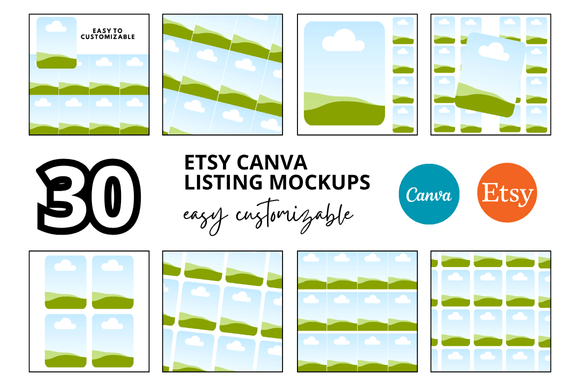 30 AI Images Etsy Listings Mockup: Instant Professional Style