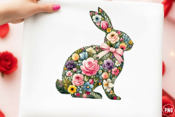 Brushstroke Easter Bunny Png Easter Png: A Designer's Holiday Asset