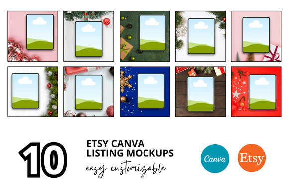 Christmas Etsy Canva Mockup: Your Festive Design Shortcut