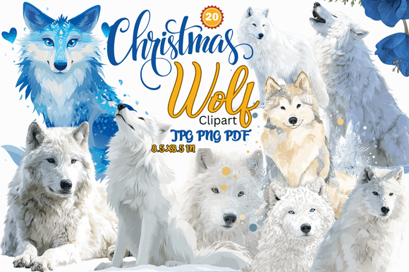 Christmas Wolf Clipart: Beyond the Typical Holiday Aesthetic