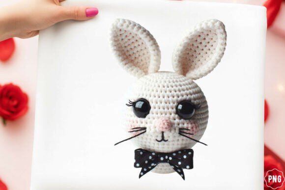 Creative Uses for Your Yarn Crochet Easter Bunny PNG