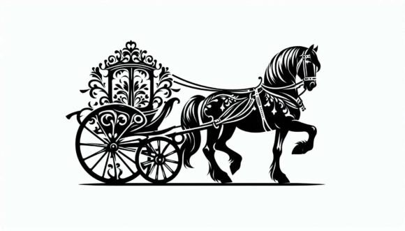 Horse Pulling a Cart: A Bold Addition to Your Design Toolkit