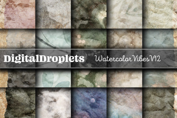 Watercolor Vibes Vol. 12: A Paper Collection for Authentic Design